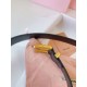 Replica di lusso Pari Cintura con fibbia color oro Miu Miu 35mm Nero Imitazioni Cloni Pari replica Cintura con fibbia color oro Miu Miu 35mm Nero firmate