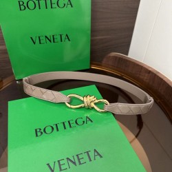 Cloni Pari replica Cintura BV Andiamo Intrecciato Nappa albicocca firmate