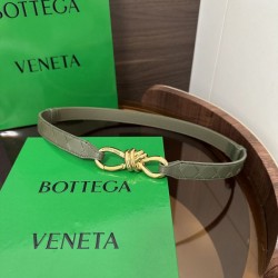 Cloni Pari replica Cintura BV Andiamo Intrecciato Nappa verde firmate