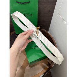 Pari Cintura BV Andiamo Intrecciato Nappa 2cm verde/bianco/caffè