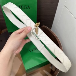 Replica di lusso Pari Cintura BV Andiamo Intrecciato Nappa 2cm verde/bianco/caffè Imitazioni Cloni Pari replica Cintura BV Andiamo Intrecciato Nappa 2cm verde/bianco/caffè firmate