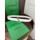 Replica di lusso Pari Cintura BV Andiamo Intrecciato Nappa 2cm verde/bianco/caffè Imitazioni Cloni Pari replica Cintura BV Andiamo Intrecciato Nappa 2cm verde/bianco/caffè firmate