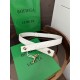Replica di lusso Pari Cintura BV Andiamo Intrecciato Nappa 2cm verde/bianco/caffè Imitazioni Cloni Pari replica Cintura BV Andiamo Intrecciato Nappa 2cm verde/bianco/caffè firmate