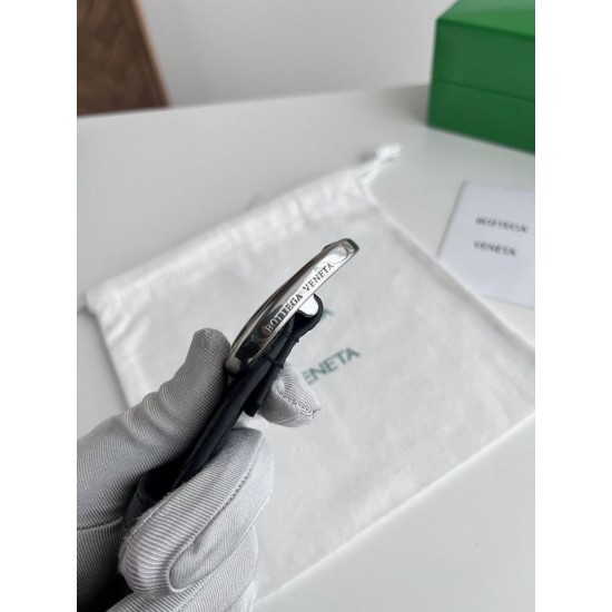 Cloni Cintura Intreccio Intreccio Check Da Uomo Bottega Veneta Nero firmate