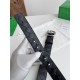 Cloni Cintura Intreccio Intreccio Check Da Uomo Bottega Veneta Nero firmate