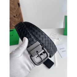 Cintura reversibile da uomo Bottega Veneta Intreccio Nero Cintura reversibile da uomo Bottega Veneta Intreccio Nero