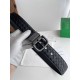 Replica di lusso Alta gamma Cintura reversibile da uomo Bottega Veneta Intreccio Nero Imitazioni Cloni Alta gamma replica Cintura reversibile da uomo Bottega Veneta Intreccio Nero firmate