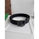 Replica di lusso Alta gamma Cintura reversibile da uomo Bottega Veneta Intreccio Nero Imitazioni Cloni Alta gamma replica Cintura reversibile da uomo Bottega Veneta Intreccio Nero firmate