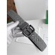 Replica di lusso Alta gamma Cintura reversibile da uomo Bottega Veneta Intreccio Grigio Imitazioni Cloni Alta gamma replica Cintura reversibile da uomo Bottega Veneta Intreccio Grigio firmate