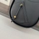 Replica di lusso Borsa a tracolla Loewe Hammock Slice nera Imitazioni Cloni Borsa a tracolla Loewe Hammock Slice nera firmate