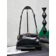Replica di lusso Pochette Miu Miu Honey Caprice con stampa a conchiglia 5BF131 Nero Imitazioni Cloni Pochette Miu Miu Honey Caprice con stampa a conchiglia 5BF131 Nero firmate