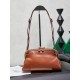 Replica di lusso Pochette Miu Miu Honey Caprice con stampa a conchiglia 5BF131 Marrone Imitazioni Cloni Pochette Miu Miu Honey Caprice con stampa a conchiglia 5BF131 Marrone firmate