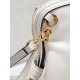 Replica di lusso Pochette Miu Miu Honey Caprice con stampa a conchiglia 5BF131 Bianco Imitazioni Cloni Pochette Miu Miu Honey Caprice con stampa a conchiglia 5BF131 Bianco firmate