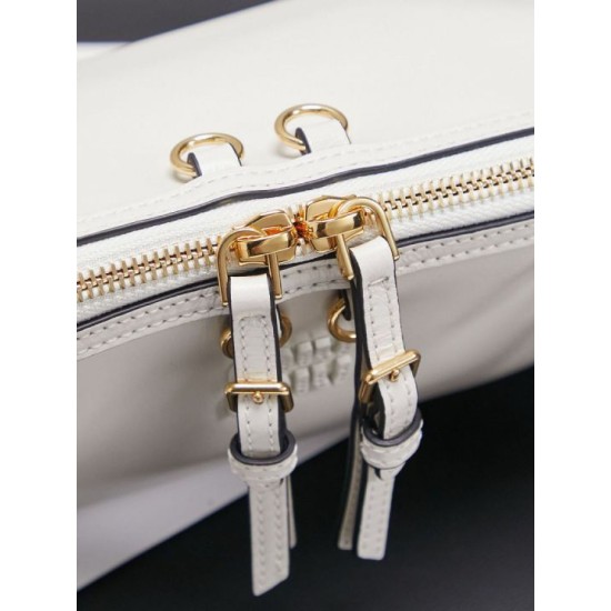 Replica di lusso Pochette Miu Miu Honey Caprice con stampa a conchiglia 5BF131 Bianco Imitazioni Cloni Pochette Miu Miu Honey Caprice con stampa a conchiglia 5BF131 Bianco firmate