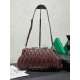 Replica di lusso Pochette Miu Miu Caprice trapuntata nappa 5BF130 Borgogna Imitazioni Cloni Pochette Miu Miu Caprice trapuntata nappa 5BF130 Borgogna firmate
