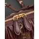 Replica di lusso Pochette Miu Miu Caprice trapuntata nappa 5BF130 Borgogna Imitazioni Cloni Pochette Miu Miu Caprice trapuntata nappa 5BF130 Borgogna firmate