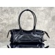 Replica di lusso Borsa a tracolla Balenciaga Le City East-West Nero Imitazioni Cloni Borsa a tracolla Balenciaga Le City East-West Nero firmate