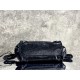 Replica di lusso Borsa a tracolla Balenciaga Le City East-West Nero Imitazioni Cloni Borsa a tracolla Balenciaga Le City East-West Nero firmate