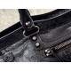 Replica di lusso Borsa a tracolla Balenciaga Le City East-West Nero Imitazioni Cloni Borsa a tracolla Balenciaga Le City East-West Nero firmate