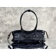 Replica di lusso Borsa a tracolla Balenciaga Le City East-West Nero Imitazioni Cloni Borsa a tracolla Balenciaga Le City East-West Nero firmate