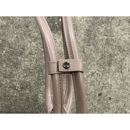 Replica di lusso Borsa a tracolla Balenciaga Le City East-West Rosa Imitazioni Cloni Borsa a tracolla Balenciaga Le City East-West Rosa firmate