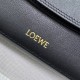 Replica di lusso Borse Firmate a tracolla media Loewe Ola nera Imitazioni Cloni Borse Firmate Replica a tracolla media Loewe Ola nera firmate