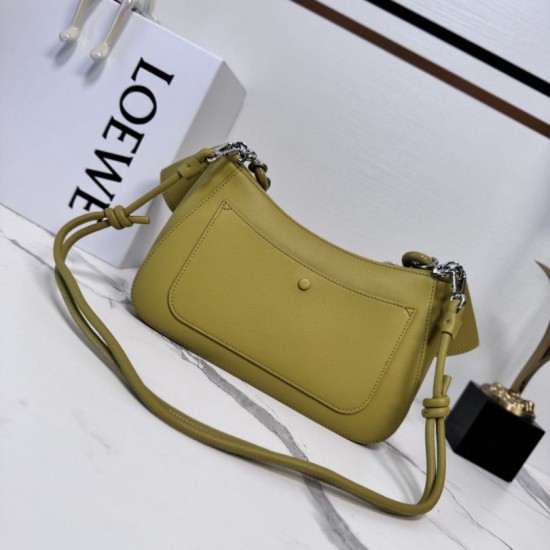 Replica di lusso Imitazioni borse griffate a tracolla media Loewe Ola Giallo Imitazioni Cloni Imitazioni borse griffate a tracolla media Loewe Ola Giallo firmate