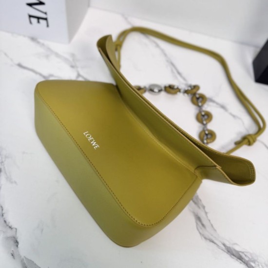 Replica di lusso Imitazioni borse griffate a tracolla media Loewe Ola Giallo Imitazioni Cloni Imitazioni borse griffate a tracolla media Loewe Ola Giallo firmate