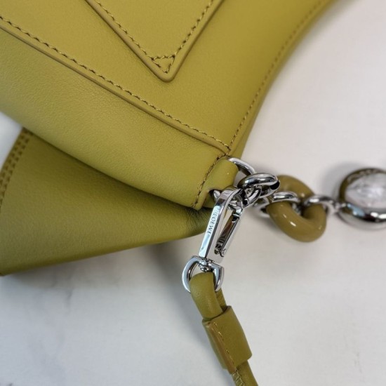 Replica di lusso Imitazioni borse griffate a tracolla media Loewe Ola Giallo Imitazioni Cloni Imitazioni borse griffate a tracolla media Loewe Ola Giallo firmate