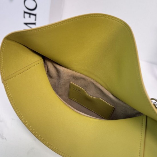 Replica di lusso Imitazioni borse griffate a tracolla media Loewe Ola Giallo Imitazioni Cloni Imitazioni borse griffate a tracolla media Loewe Ola Giallo firmate