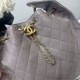 Replica di lusso Borsa a mano media Chanel 25 Hobo Caviar Quilted AS5311 Grigio Imitazioni Cloni Borsa a mano media Chanel 25 Hobo Caviar Quilted AS5311 Grigio firmate