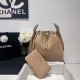 Cloni Borse firmate replica media Chanel 25 Hobo Caviar Quilted AS5311 Beige firmate