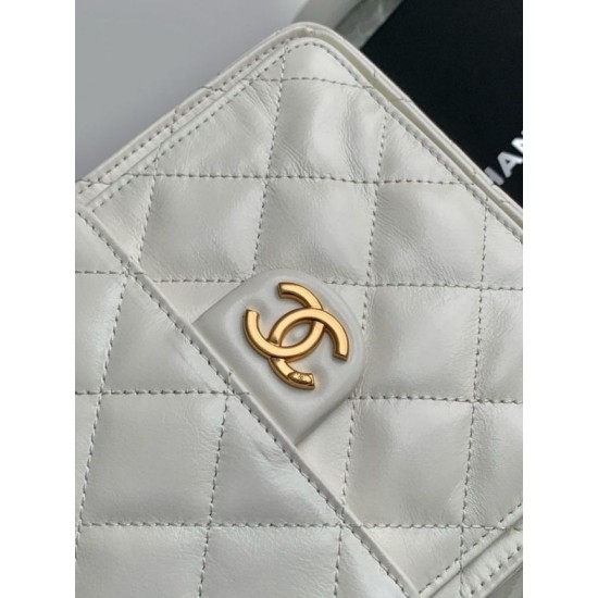 Replica di lusso Borsa a mano media Chanel 25 Hobo Caviar Quilted AS5311 Bianco Imitazioni Cloni Borsa a mano media Chanel 25 Hobo Caviar Quilted AS5311 Bianco firmate