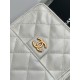 Replica di lusso Borsa a mano media Chanel 25 Hobo Caviar Quilted AS5311 Bianco Imitazioni Cloni Borsa a mano media Chanel 25 Hobo Caviar Quilted AS5311 Bianco firmate