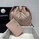 Cloni Borsa a mano media Chanel 25 Hobo Caviar Quilted AS5311 Rosa firmate
