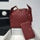 Replica di lusso Borse a mano media Chanel 25 Hobo Caviar Quilted AS5311 Rosso Imitazioni Cloni Borse Replica a mano media Chanel 25 Hobo Caviar Quilted AS5311 Rosso firmate