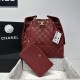 Replica di lusso Borse a mano media Chanel 25 Hobo Caviar Quilted AS5311 Rosso Imitazioni Cloni Borse Replica a mano media Chanel 25 Hobo Caviar Quilted AS5311 Rosso firmate