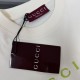 Replica di lusso Maglietta girocollo Gucci unisex nera/albicocca 01 Imitazioni Cloni Maglietta girocollo Gucci unisex nera/albicocca 01 firmate