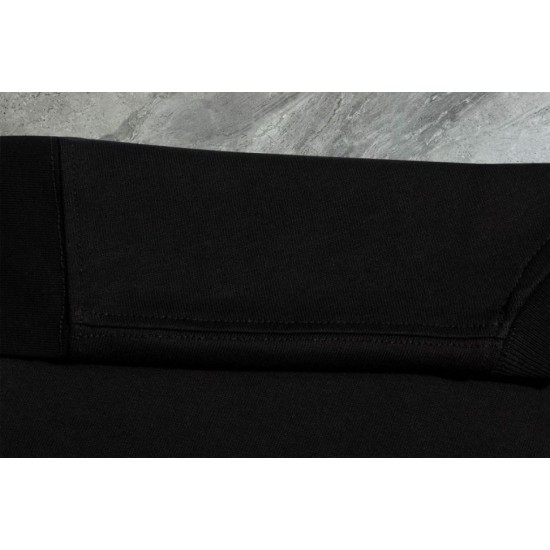 Replica di lusso Maglietta girocollo Gucci unisex nera/albicocca 05 Imitazioni Cloni Maglietta girocollo Gucci unisex nera/albicocca 05 firmate