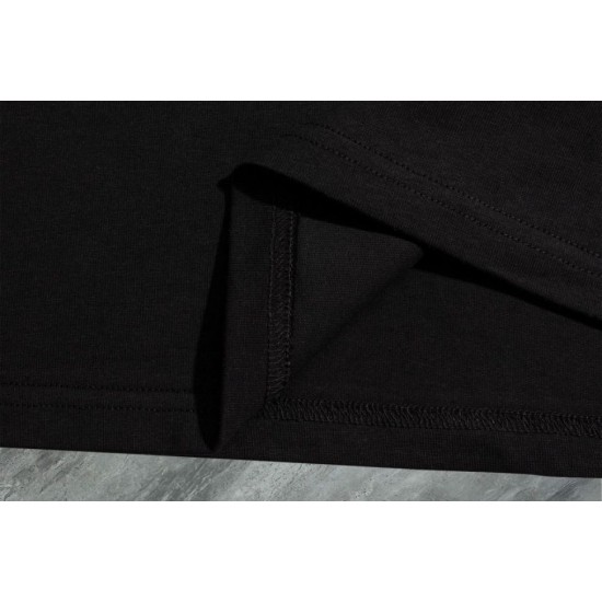 Replica di lusso Maglietta girocollo Gucci unisex nera/albicocca 10 Imitazioni Cloni Maglietta girocollo Gucci unisex nera/albicocca 10 firmate