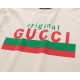Replica di lusso Maglietta girocollo Gucci unisex nera/albicocca 12 Imitazioni Cloni Maglietta girocollo Gucci unisex nera/albicocca 12 firmate