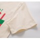 Replica di lusso Maglietta girocollo Gucci unisex nera/albicocca 12 Imitazioni Cloni Maglietta girocollo Gucci unisex nera/albicocca 12 firmate