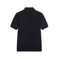 Replica di lusso Polo Gucci con ricamo a doppia GG e morsetto 01 Imitazioni Cloni Polo Gucci con ricamo a doppia GG e morsetto 01 firmate