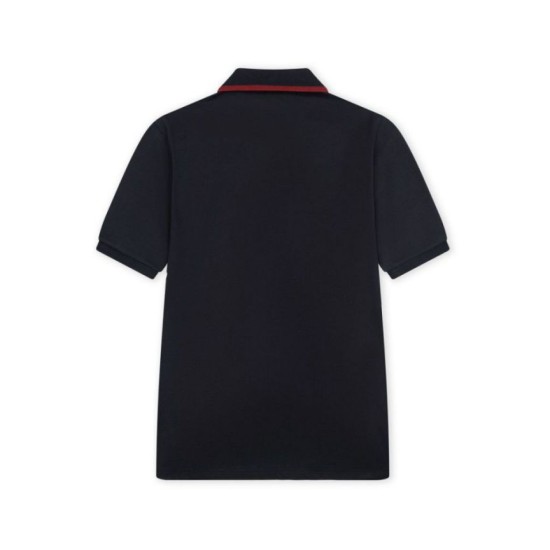Replica di lusso Polo Gucci con ricamo a doppia GG e morsetto 01 Imitazioni Cloni Polo Gucci con ricamo a doppia GG e morsetto 01 firmate