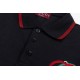 Replica di lusso Polo Gucci con ricamo a doppia GG e morsetto 01 Imitazioni Cloni Polo Gucci con ricamo a doppia GG e morsetto 01 firmate