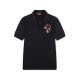 Replica di lusso Polo Gucci con ricamo a doppia GG e morsetto 01 Imitazioni Cloni Polo Gucci con ricamo a doppia GG e morsetto 01 firmate
