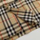 Replica di lusso Camicia Burberry a maniche lunghe con patchwork scozzese Imitazioni Cloni Camicia Burberry a maniche lunghe con patchwork scozzese firmate