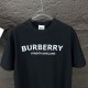 Replica di lusso Burberry T-shirt unisex a maniche corte con logo Imitazioni Cloni Burberry T-shirt unisex a maniche corte con logo firmate