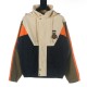 Replica di lusso Giacca Gucci con cappuccio e tasca con cerniera ricamata Imitazioni Cloni Giacca Gucci con cappuccio e tasca con cerniera ricamata firmate