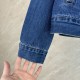 Replica di lusso Completo Gucci G e giacca in denim Imitazioni Cloni Completo Gucci G e giacca in denim firmate